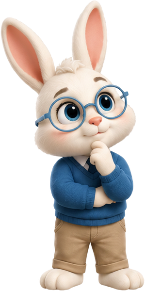Hop the bunny thinking